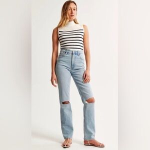 Abercrombie & Fitch 90s Straight Ultra High Rise